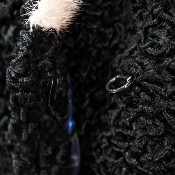 PERSIAN WOOL AND FUR COAT - Picture 3 of 8